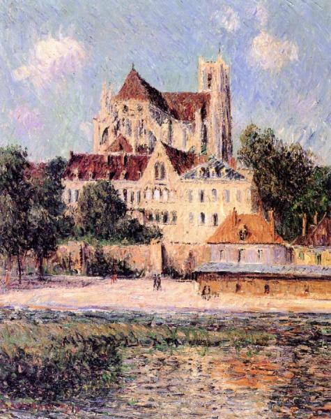 The Auxerre Cathedral by Gustave Loiseau