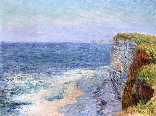 The Beach At Etretat by Gustave Loiseau
