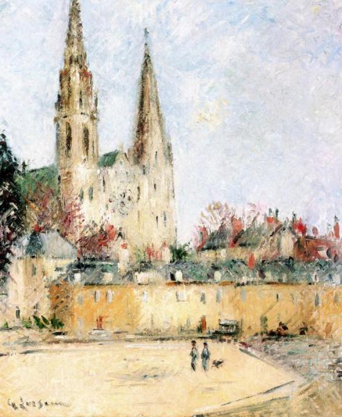 The Chartres Cathedral by Gustave Loiseau