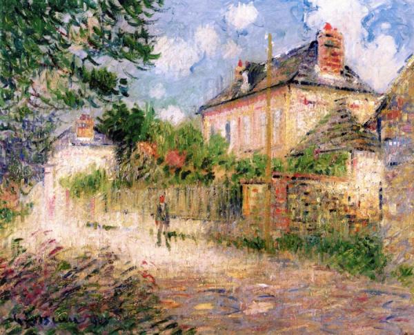 The House Of Monsieur Compon In Vaudreuil by Gustave Loiseau