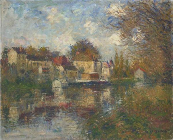 The Loing At Moret by Gustave Loiseau