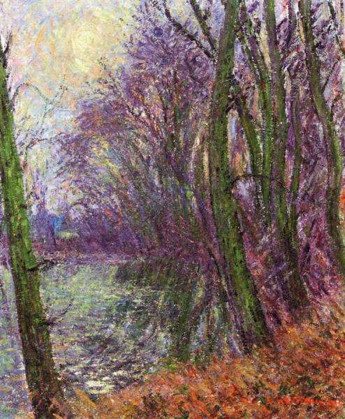 The Mare In Winter by Gustave Loiseau