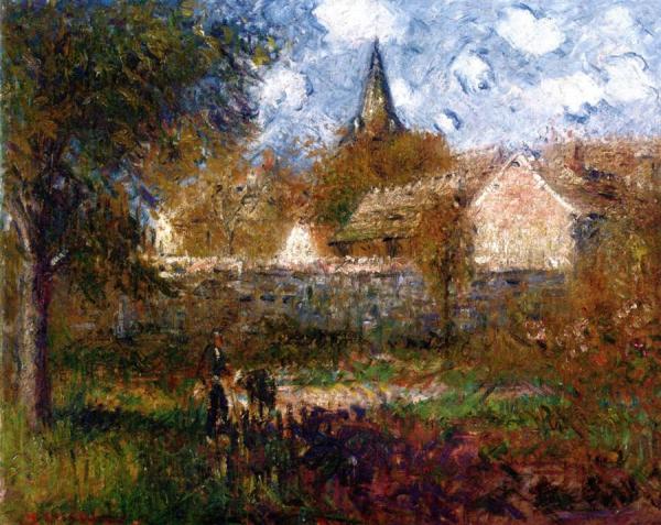 The Neighbor's Garden by Gustave Loiseau