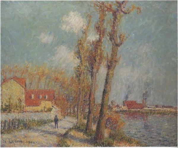 The Oise At Pontoise by Gustave Loiseau