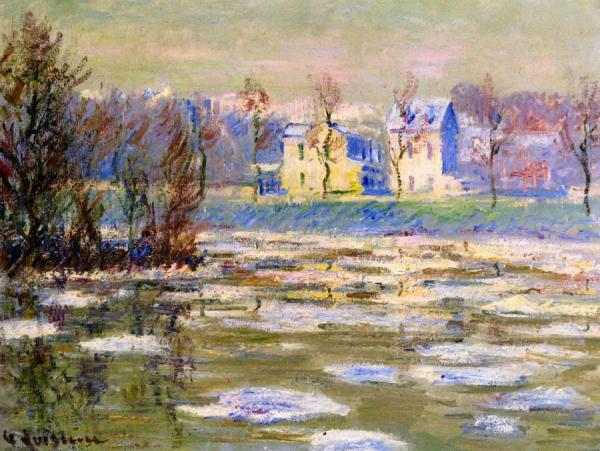 The Oise In Winter by Gustave Loiseau