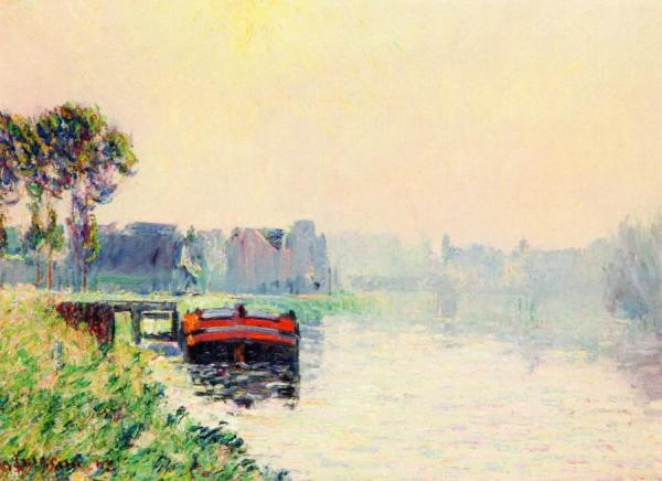 The Oise: Morning by Gustave Loiseau