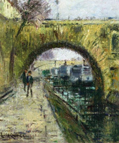 The Pont Marie And The Quai D'anjou by Gustave Loiseau