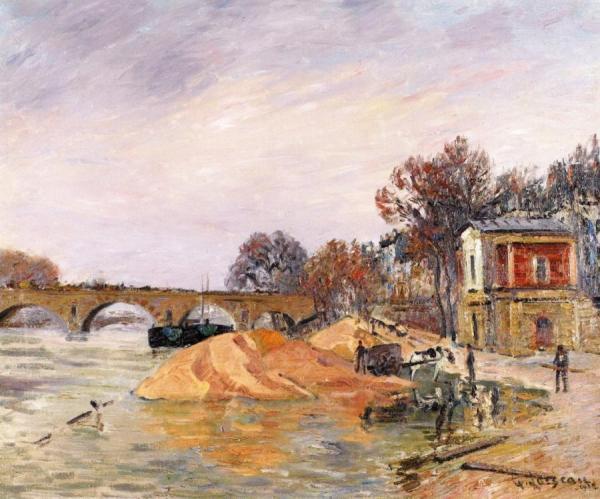 The Pont Marie De Paris by Gustave Loiseau
