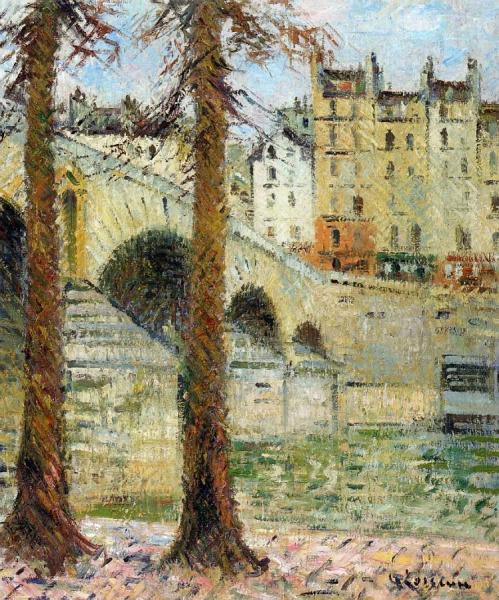 The Pont Marie, Paris by Gustave Loiseau