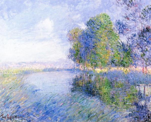The River In Autumn by Gustave Loiseau