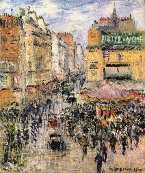 The Rue De Clignagcourt by Gustave Loiseau