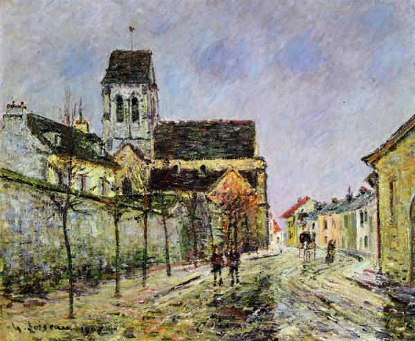 The Rue De St. Ouen After The Rain by Gustave Loiseau