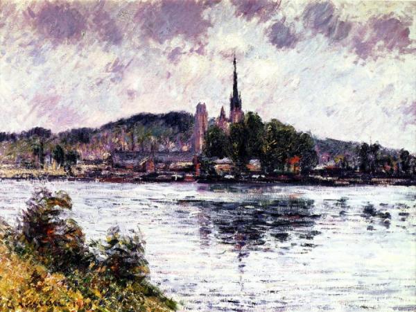 The Seine At Rouen by Gustave Loiseau