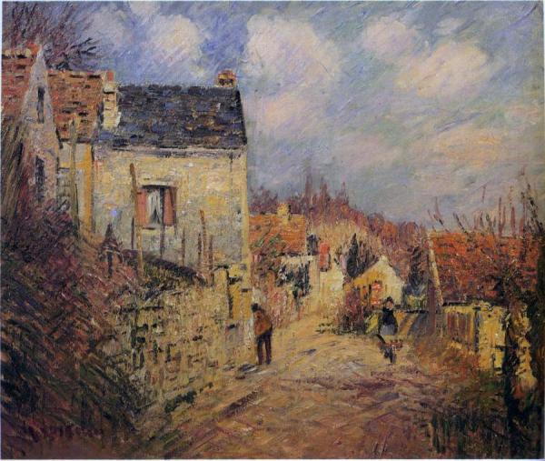 The Village by Gustave Loiseau