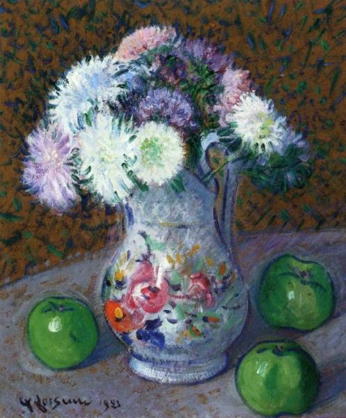 Vase Of Flowers by Gustave Loiseau