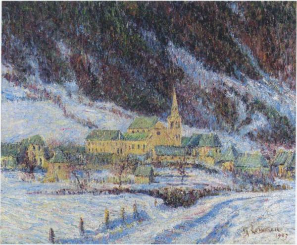 View At Bourg by Gustave Loiseau