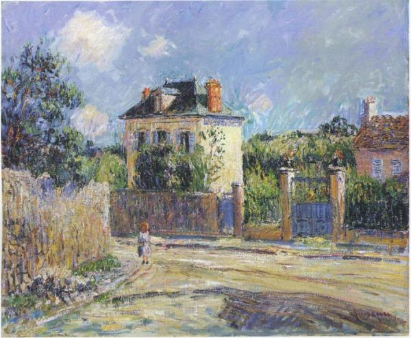 View At Pontoise by Gustave Loiseau
