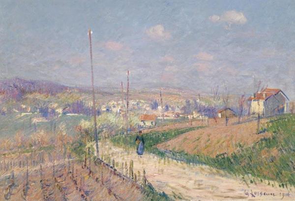 Village In Spring by Gustave Loiseau