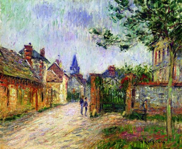 Village Scene by Gustave Loiseau