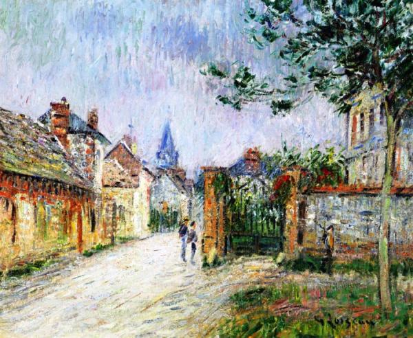 Village Street, Saint-cyr-du-vaudreuil by Gustave Loiseau