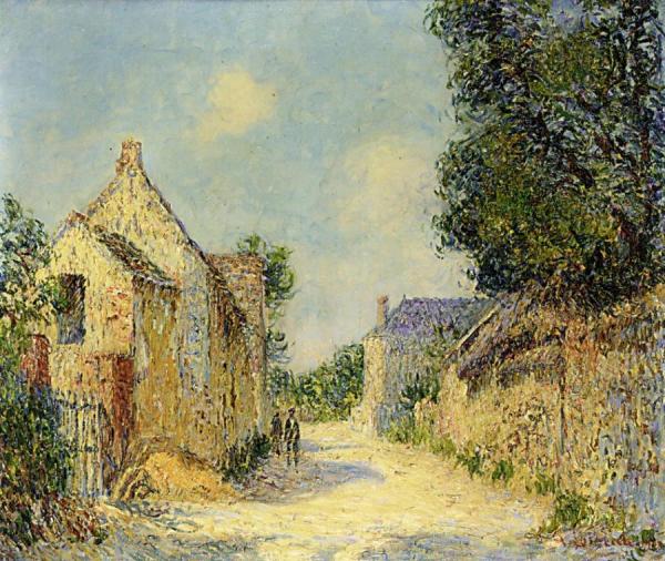 Village Street, Vaudreuil by Gustave Loiseau