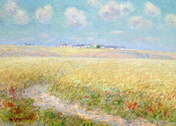 Wheat Field by Gustave Loiseau