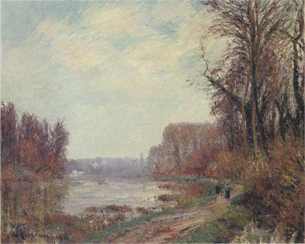Woods By The Oise River by Gustave Loiseau