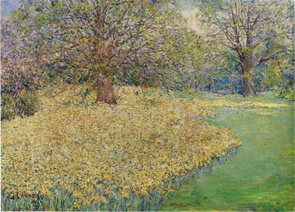 Yellow Irises by Gustave Loiseau