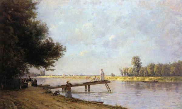 La Grenouilliere by Gustave Maincent