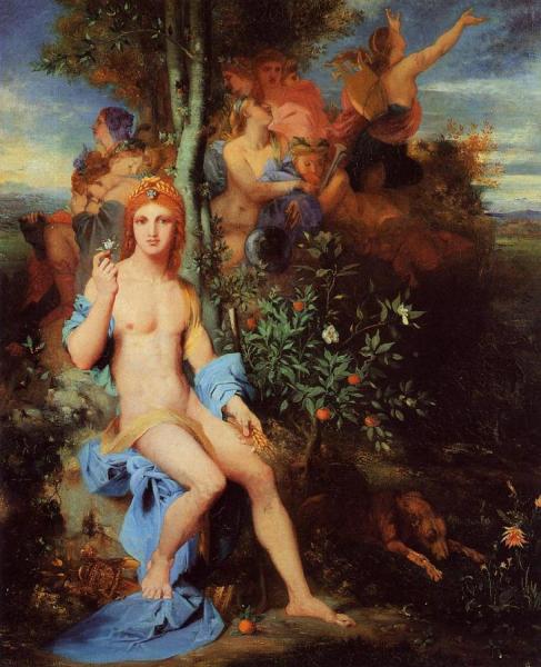Apollo And The Nine Muses by Gustave Moreau