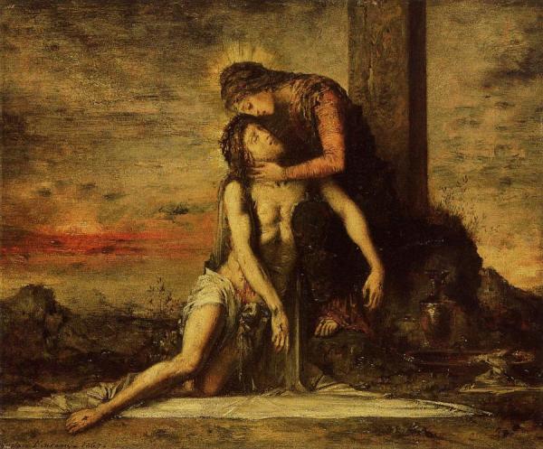Pieta by Gustave Moreau