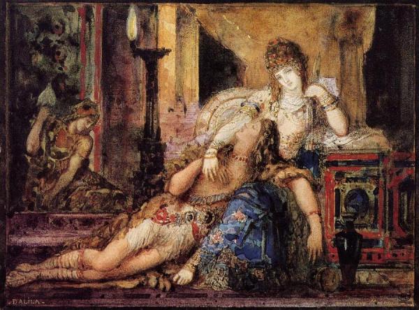Samson And Dalila by Gustave Moreau
