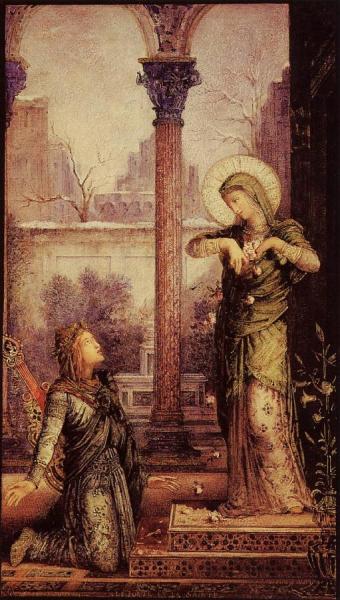 Gustave Moreau The Poet And The Saint