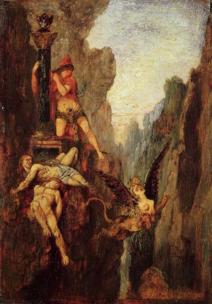 Gustave Moreau The Sphinx Undone