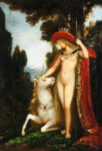 The  Unicorn by Gustave Moreau