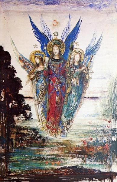 Voices Of Evening by Gustave Moreau Oil Painting Reproductions