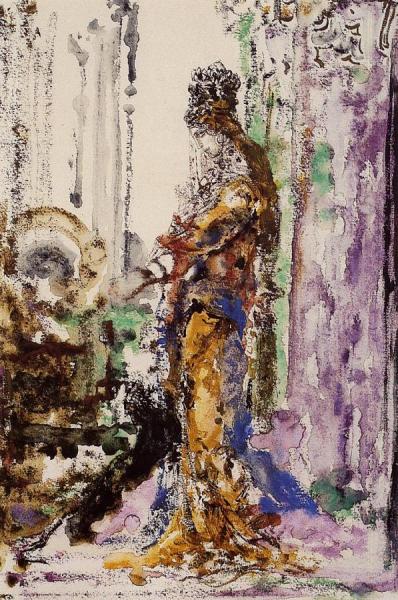 Gustave Moreau Woman And Panther