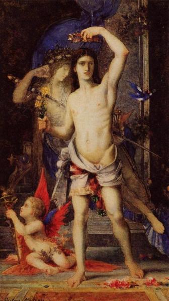 Young Man And Death by Gustave Moreau