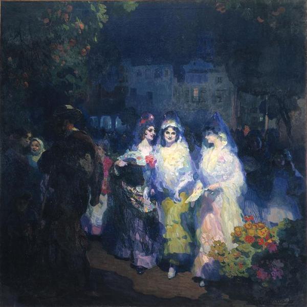 Sevilla En Fiestas by Gustavo Bacarisas Y Podestá