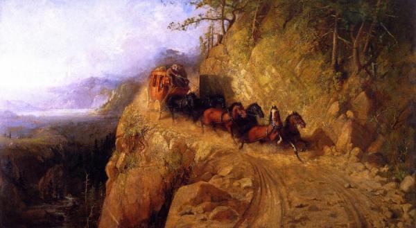 Staging In California by Gutzon Borglum