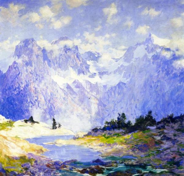 In The High Canadian Rockies by Guy Orlando Rose