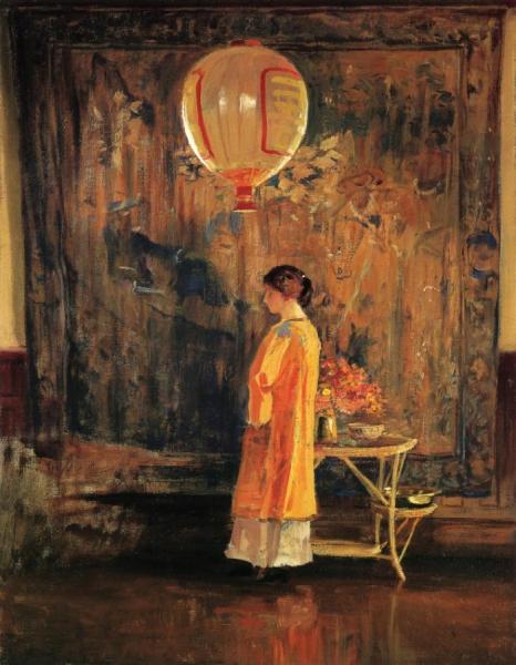 In The Studio by Guy Orlando Rose