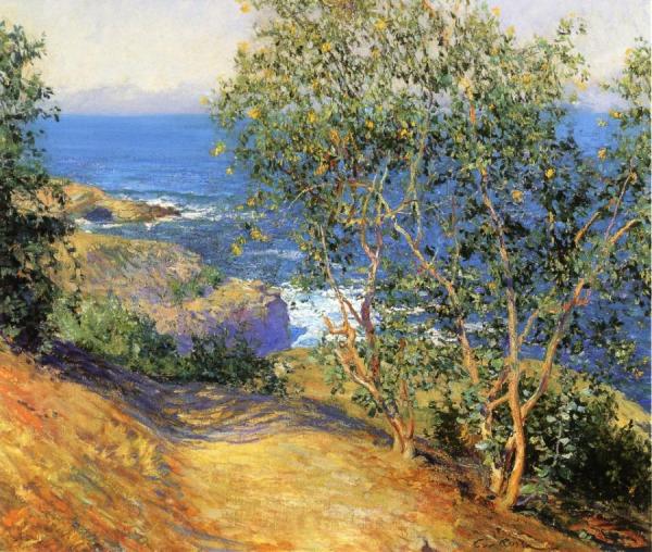 Indian Tobacco Trees, La Jolla by Guy Orlando Rose Oil Painting Reproductions