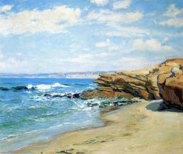 La Jolla Beach by Guy Orlando Rose Oil Painting Reproductions