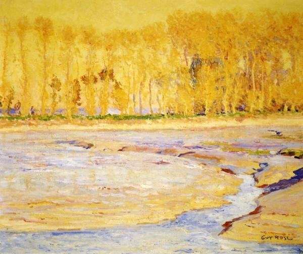 Low Tide Honfleur by Guy Orlando Rose