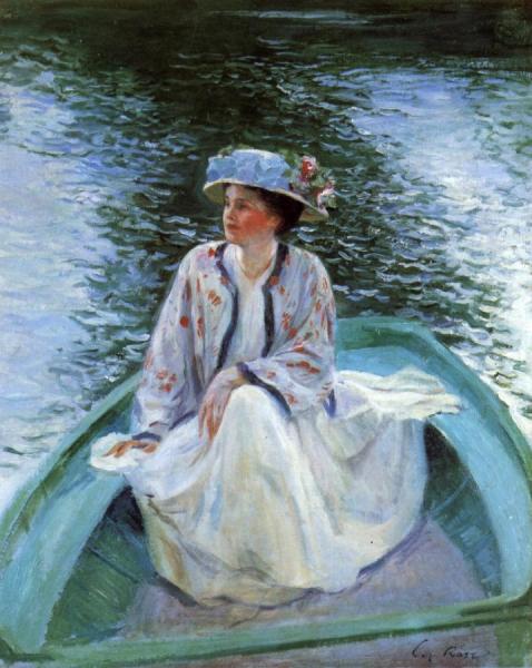 On The River's Edge by Guy Orlando Rose
