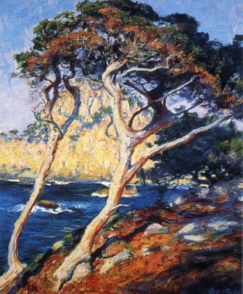 Point Lobos Trees by Guy Orlando Rose