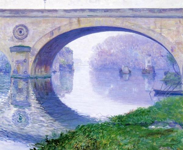 The Bridge At Vernon by Guy Orlando Rose