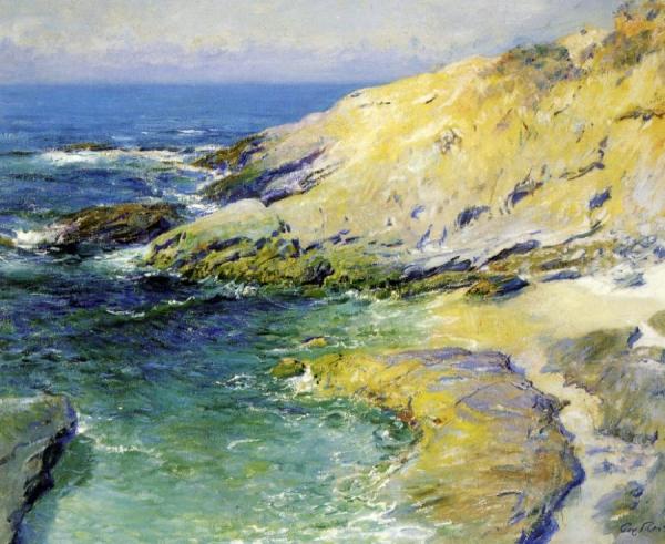 View Of Wood's Cove by Guy Orlando Rose Oil Painting Reproductions