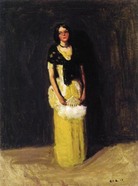 Singer With Fan by Guy Pene Du Bois